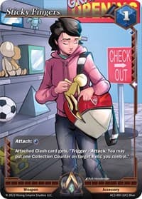 Sticky Fingers - Clashgrounds - Alpha Clash card