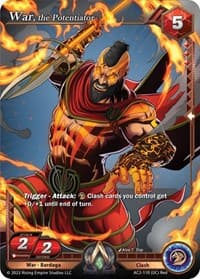 War, the Potentiator - Clashgrounds - Alpha Clash card