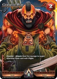 Grasp of War - Clashgrounds - Alpha Clash card