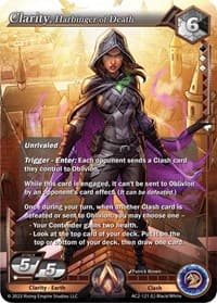 Clarity, Harbinger of Death - Clashgrounds - Alpha Clash card