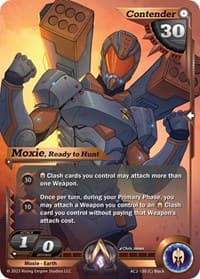 Moxie, Ready to Hunt (Alternate Art) - Clashgrounds - Alpha Clash card