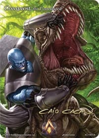 Conquest, the Undefeated (Iconic Art) - Clashgrounds - Alpha Clash card