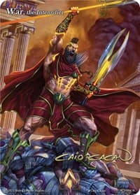 War, the Intensifier (Iconic Art) - Clashgrounds - Alpha Clash card