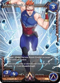 Mean-Streak, the Unstoppable - Clashgrounds - Alpha Clash card
