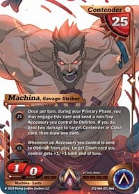 Machina, Savage Striker - Clashgrounds - Alpha Clash card