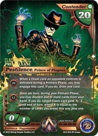 Pestilence, Prince of Plagues (Pre-Release) - Clashgrounds - Alpha Clash card
