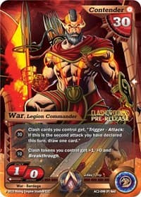 War, Legion Commander (Pre-Release) - Clashgrounds - Alpha Clash card