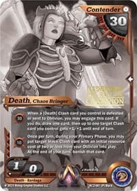 Death, Chaos Bringer (Pre-Release Champion) - Clashgrounds - Alpha Clash card