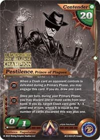 Pestilence, Prince of Plagues (Pre-Release Champion) - Clashgrounds - Alpha Clash card