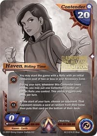 Haven, Biding Time (Pre-Release Champion) - Clashgrounds - Alpha Clash card