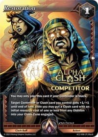 Restoration (Competitor) - Clashgrounds - Alpha Clash card
