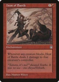 Heat of Battle - Stronghold - Magic: The Gathering card