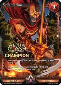 Decimation (Champion) - Clashgrounds - Alpha Clash card