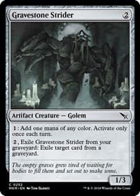 Gravestone Strider - Murders at Karlov Manor - Magic: The Gathering card