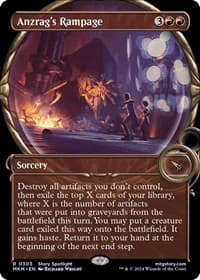 Anzrag's Rampage (Showcase) - Murders at Karlov Manor - Magic: The Gathering card