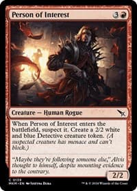 Person of Interest - Murders at Karlov Manor - Magic: The Gathering card