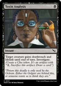 Toxin Analysis - Murders at Karlov Manor - Magic: The Gathering card