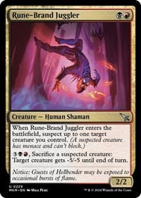 Rune-Brand Juggler - Murders at Karlov Manor - Magic: The Gathering card