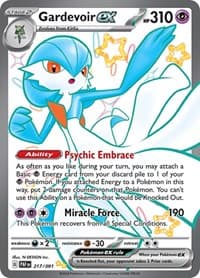 Gardevoir ex - SV: Paldean Fates - Pokemon card