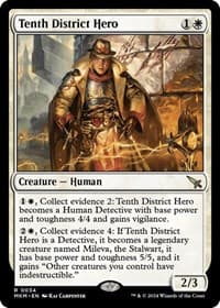 Tenth District Hero - Murders at Karlov Manor - Magic: The Gathering card