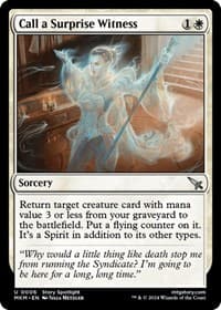 Call a Surprise Witness - Murders at Karlov Manor - Magic: The Gathering card