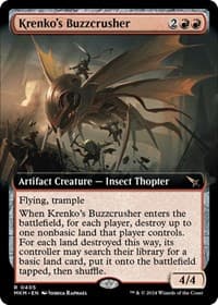 Krenko's Buzzcrusher (Extended Art) - Murders at Karlov Manor - Magic: The Gathering card