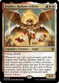Feather, Radiant Arbiter - Commander: Murders at Karlov Manor - Magic: The Gathering card