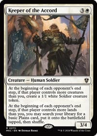 Keeper of the Accord - Commander: Murders at Karlov Manor - Magic: The Gathering card