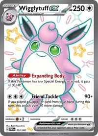 Wigglytuff ex - SV: Paldean Fates - Pokemon card