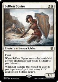 Selfless Squire - Commander: Murders at Karlov Manor - Magic: The Gathering card