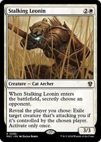 Stalking Leonin - Commander: Murders at Karlov Manor - Magic: The Gathering card