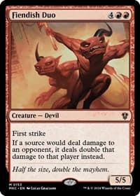Fiendish Duo - Commander: Murders at Karlov Manor - Magic: The Gathering card