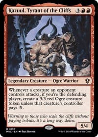 Kazuul, Tyrant of the Cliffs - Commander: Murders at Karlov Manor - Magic: The Gathering card