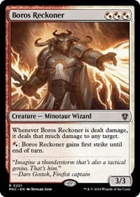 Boros Reckoner - Commander: Murders at Karlov Manor - Magic: The Gathering card