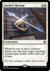 Duelist's Heritage - Commander: Murders at Karlov Manor - Magic: The Gathering card
