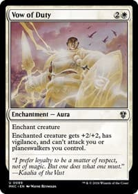 Vow of Duty - Commander: Murders at Karlov Manor - Magic: The Gathering card