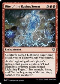 Rite of the Raging Storm - Commander: Murders at Karlov Manor - Magic: The Gathering card