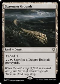 Scavenger Grounds - Commander: Murders at Karlov Manor - Magic: The Gathering card