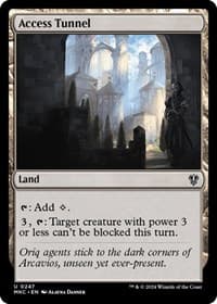Access Tunnel - Commander: Murders at Karlov Manor - Magic: The Gathering card