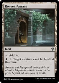 Rogue's Passage - Commander: Murders at Karlov Manor - Magic: The Gathering card