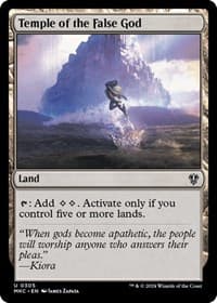 Temple of the False God - Commander: Murders at Karlov Manor - Magic: The Gathering card