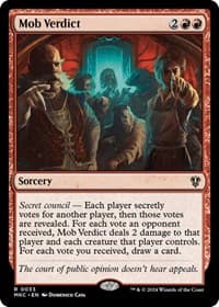 Mob Verdict - Commander: Murders at Karlov Manor - Magic: The Gathering card