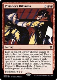 Prisoner's Dilemma - Commander: Murders at Karlov Manor - Magic: The Gathering card