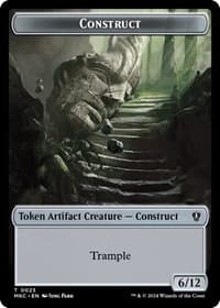 Construct // Soldier Double-Sided Token - Commander: Murders at Karlov Manor - Magic: The Gathering card