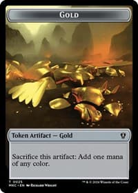 Gold // The Monarch Double-Sided Token - Commander: Murders at Karlov Manor - Magic: The Gathering card