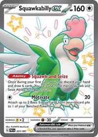 Squawkabilly ex - SV: Paldean Fates - Pokemon card