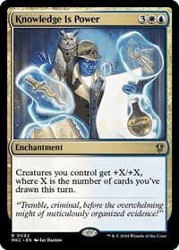 Knowledge is Power - Commander: Murders at Karlov Manor - Magic: The Gathering card