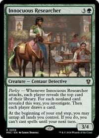 Innocuous Researcher - Commander: Murders at Karlov Manor - Magic: The Gathering card