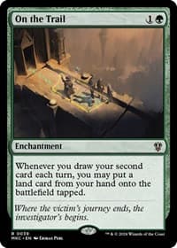 On the Trail - Commander: Murders at Karlov Manor - Magic: The Gathering card