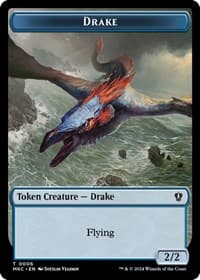 Drake // Cat Double-Sided Token - Commander: Murders at Karlov Manor - Magic: The Gathering card